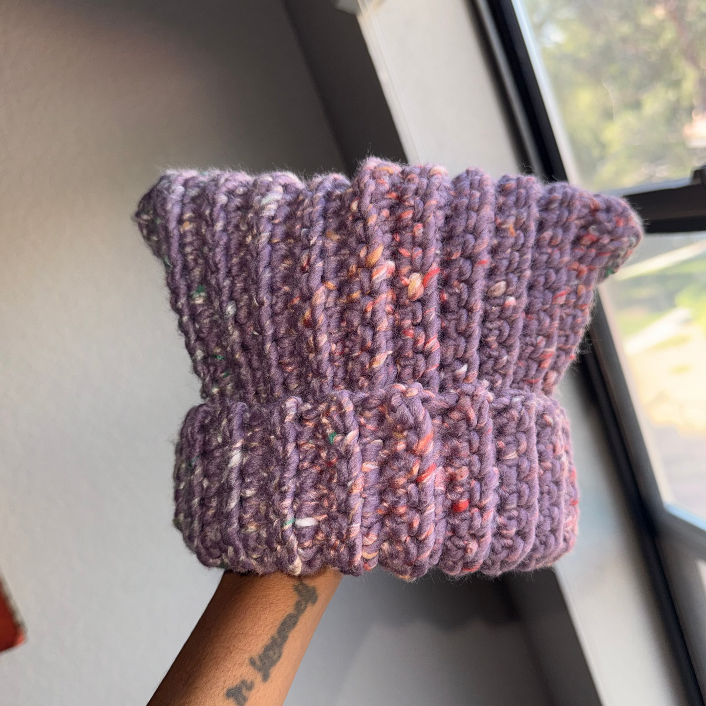 Marbled Cat Ear Beanie