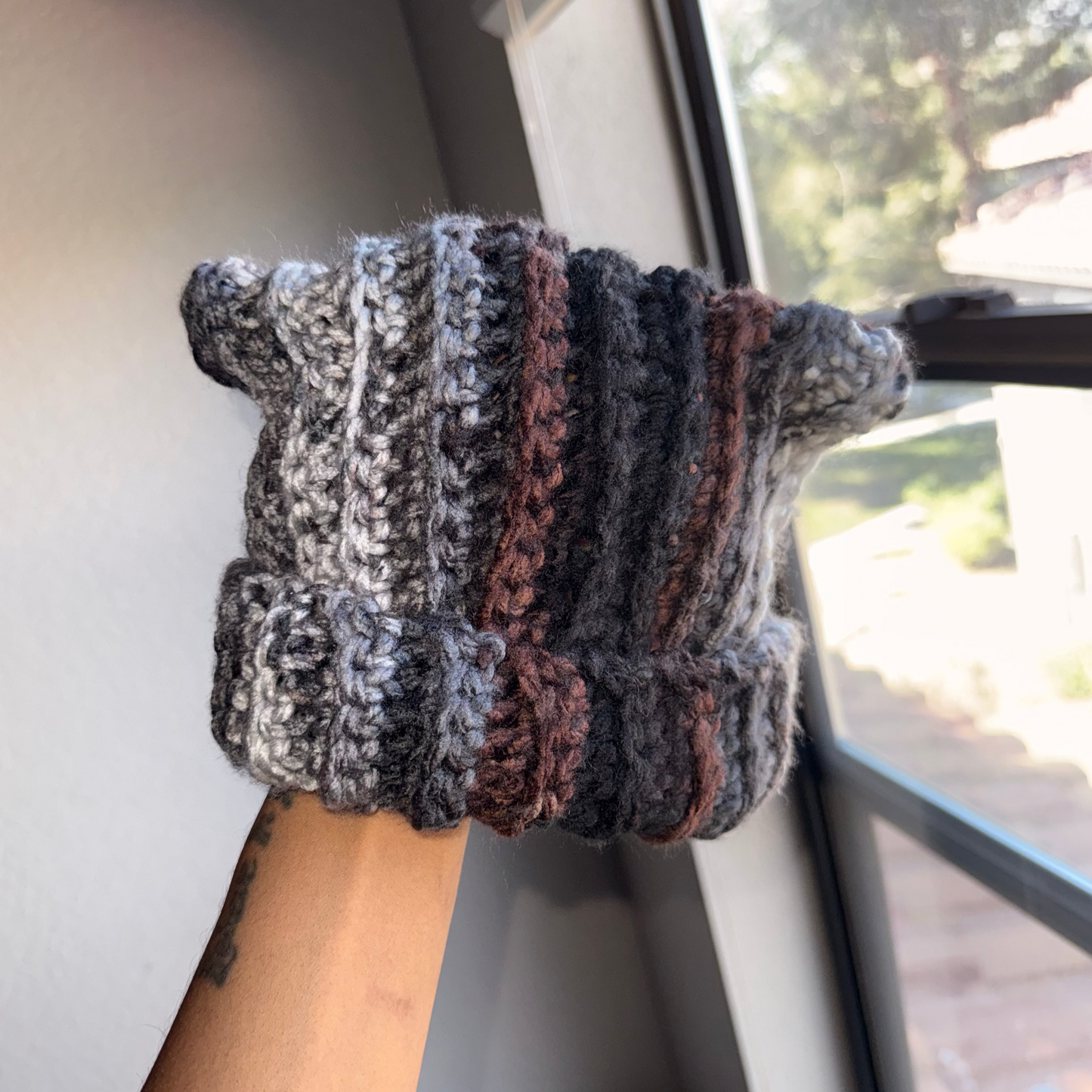 Multicolor Cat Ear beanie