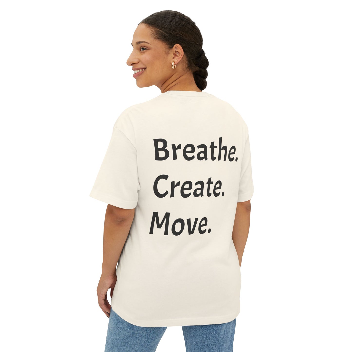 Zen Stitch Wellness Boxy Tee, Unisex