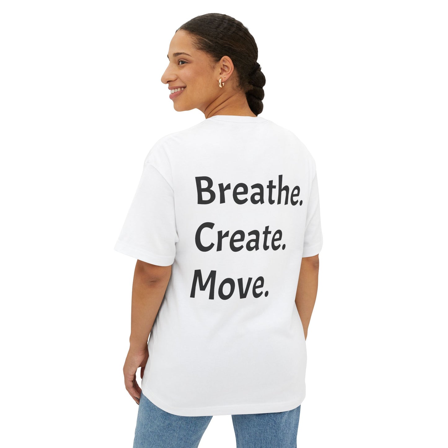 Zen Stitch Wellness Boxy Tee, Unisex