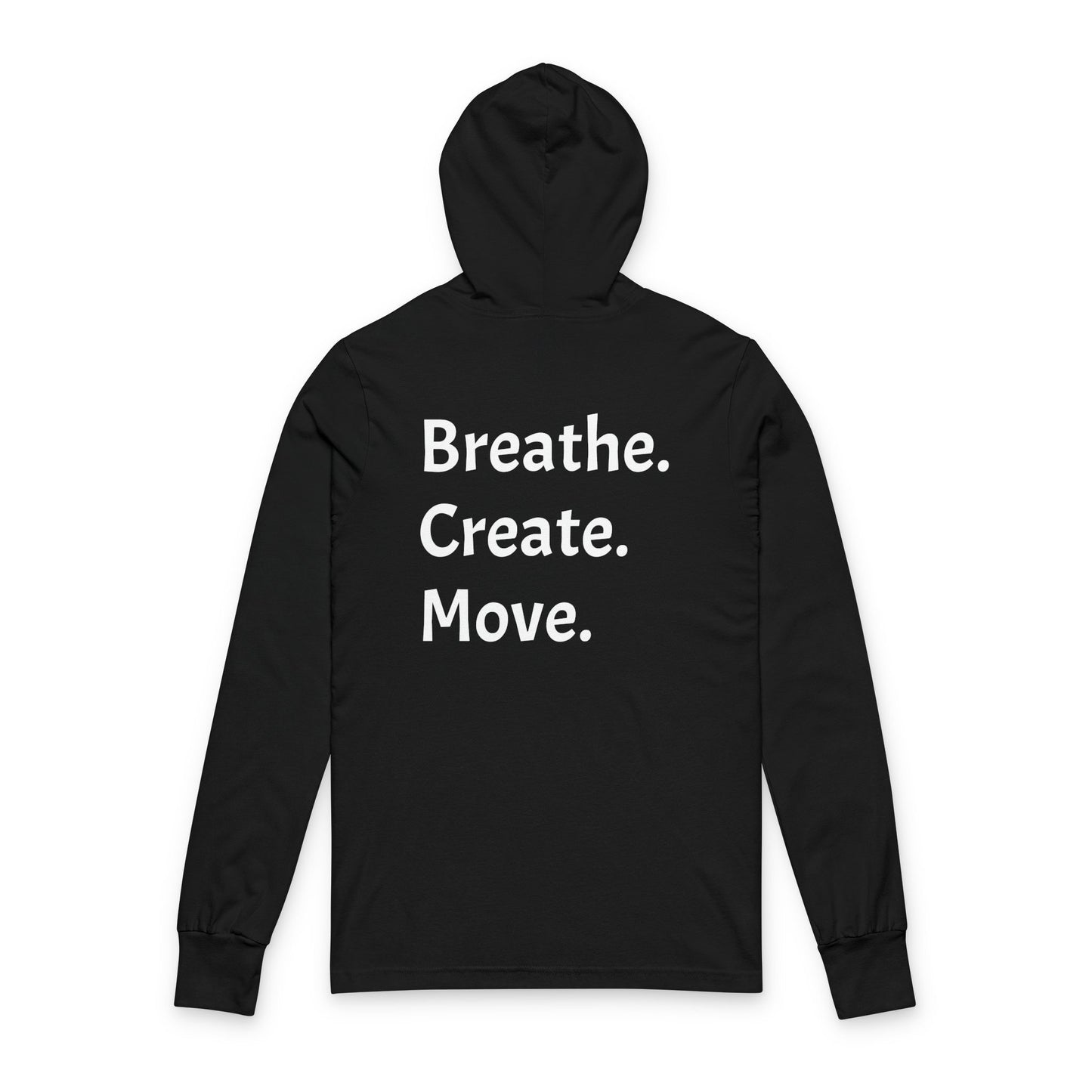 Zen Stitch Wellness Unisex Hooded Long Sleeve Tee