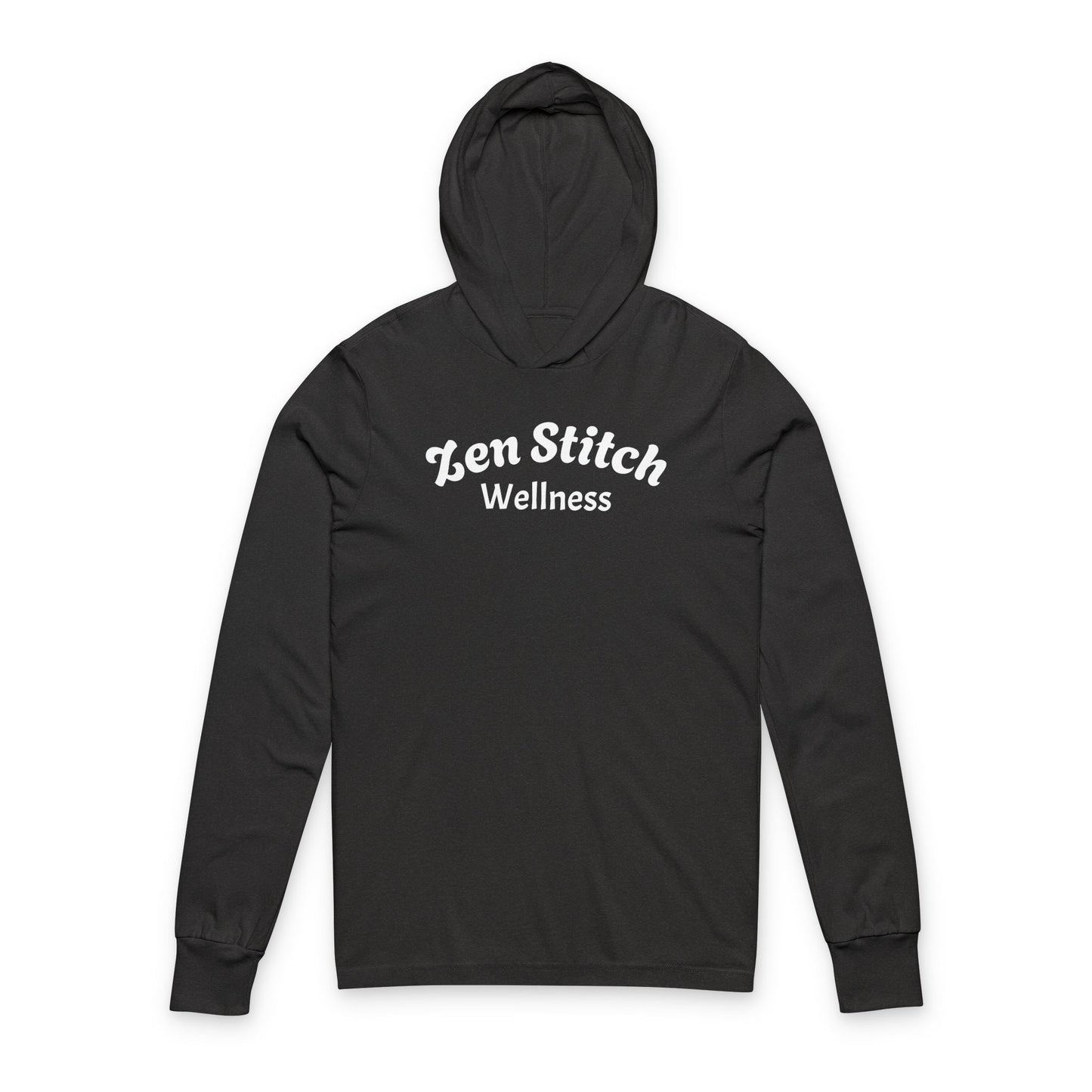 Zen Stitch Wellness Unisex Hooded Long Sleeve Tee