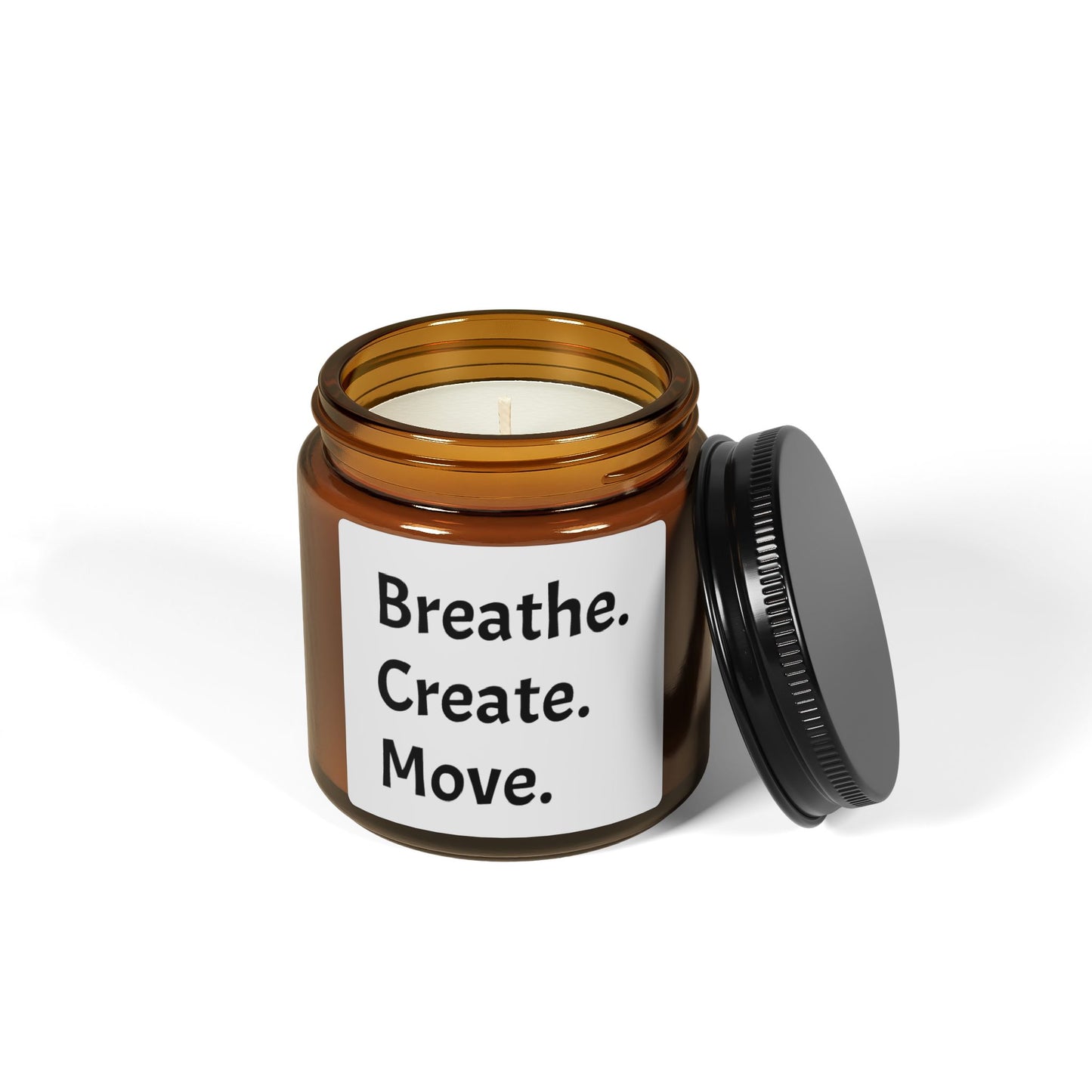 Breathe. Create. Move. Scented Soy Candle