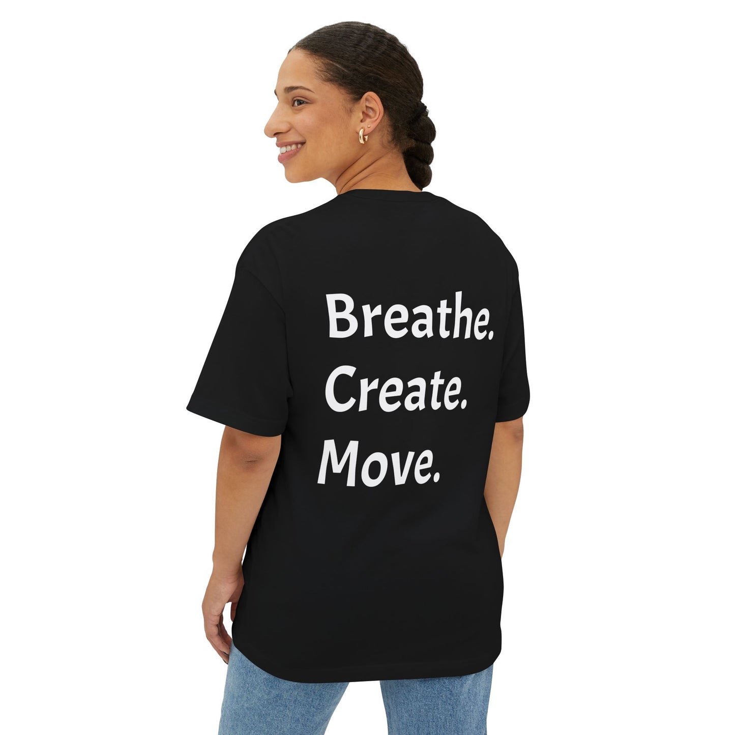 Zen Stitch Wellness Boxy Tee, Unisex