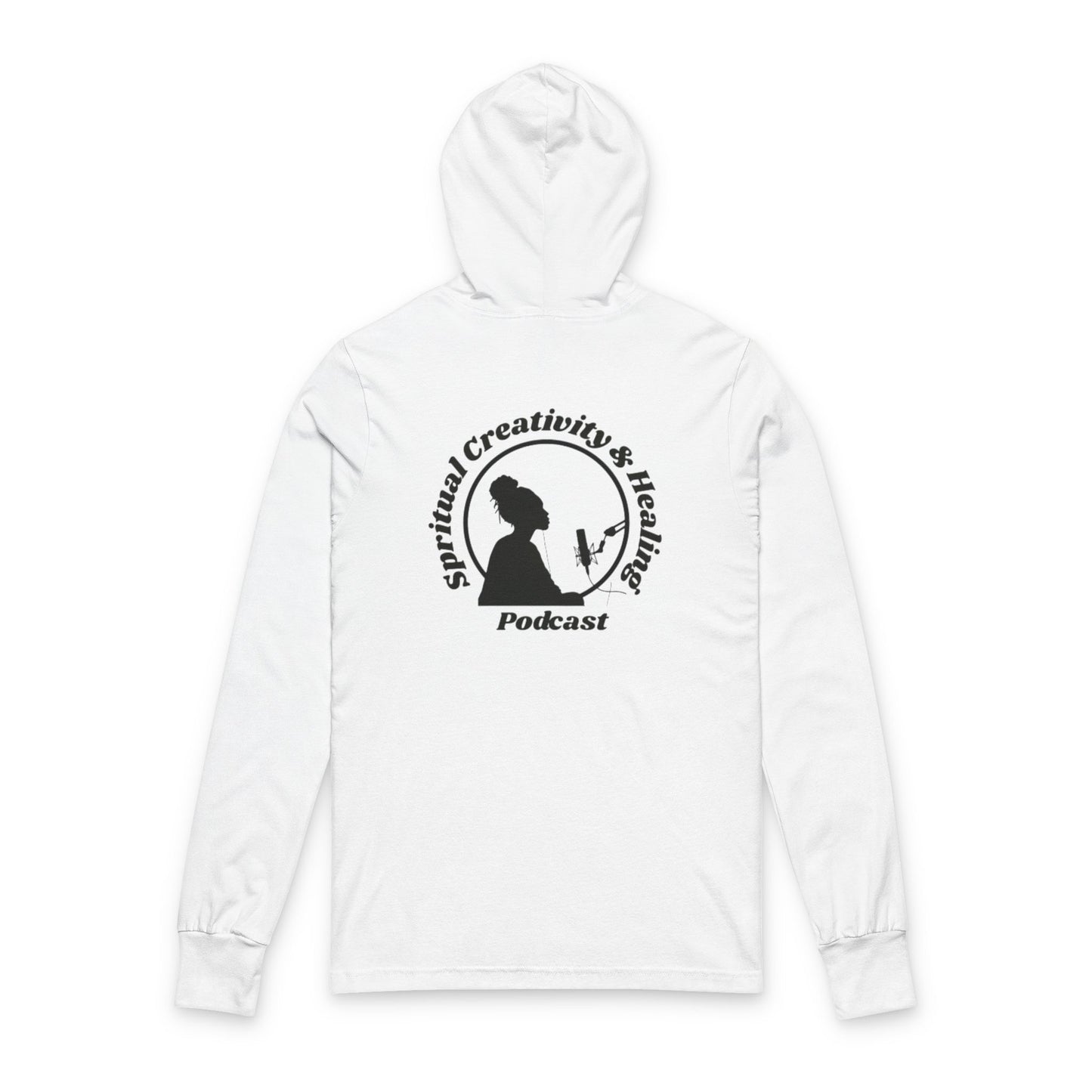 Spiritual Podcast Hoodie, Unisex Long Sleeve Tee for Creative Healing, Gift for Podcasters, Cozy Lounge Wear, Spiritual Apparel, Unique Gift