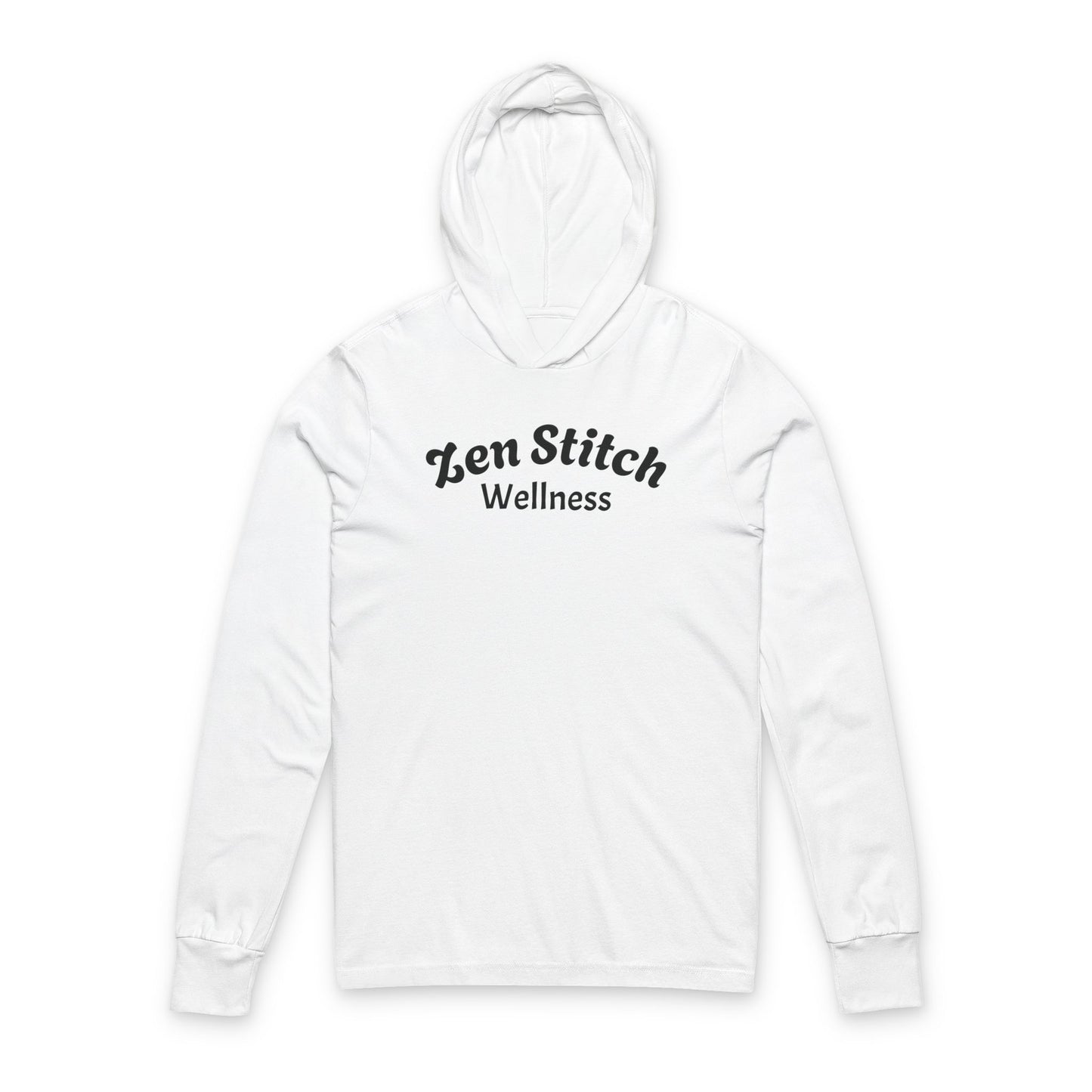 Zen Stitch Wellness Unisex Hooded Long Sleeve Tee