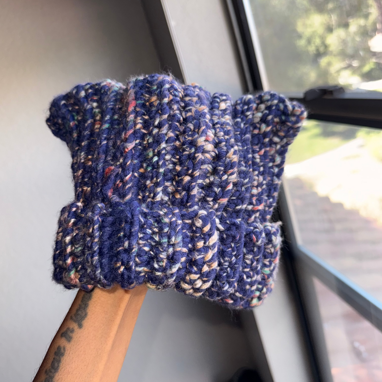 Marbled Cat Ear Beanie