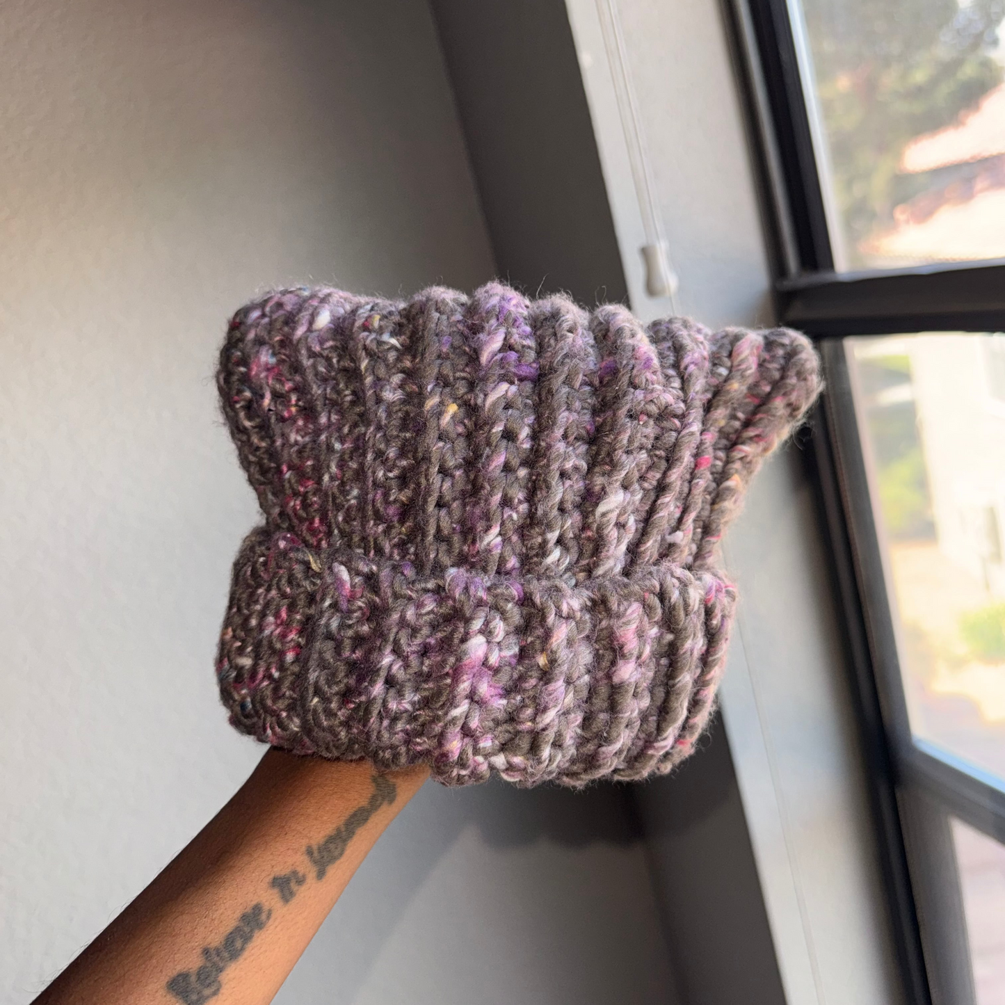 Marbled Cat Ear Beanie